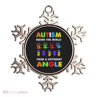 Autism Seeing The World From A Different Angle Ornament