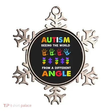 Autism Seeing The World From A Different Angle Ornament