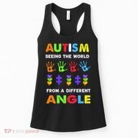 Autism Seeing The World From A Different Angle Women's Tank Top thumb 0