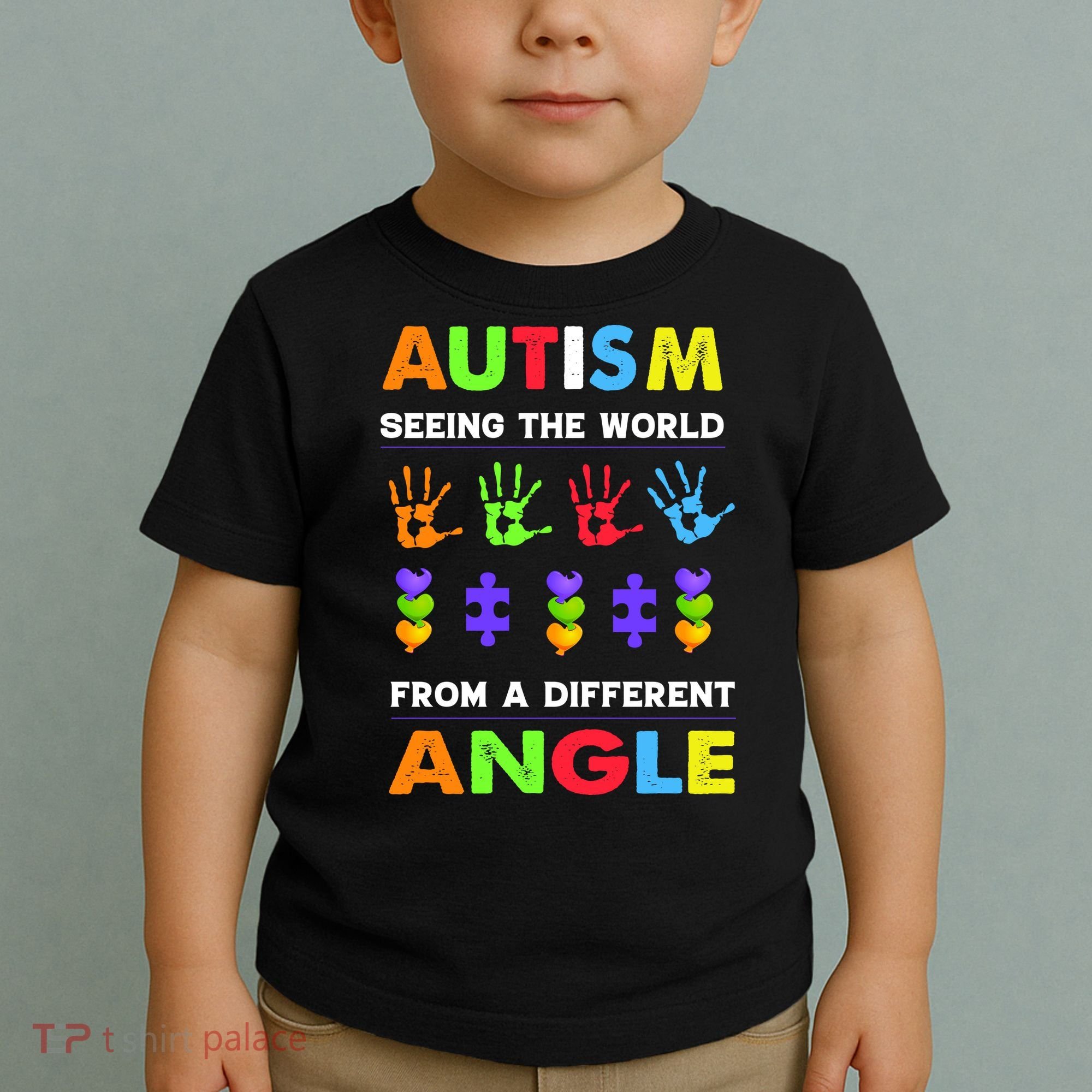 Autism Seeing The World From A Different Angle Toddler T-Shirt
