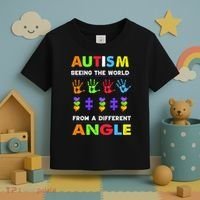 Autism Seeing The World From A Different Angle Toddler T-Shirt thumb 3
