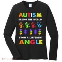 Autism Seeing The World From A Different Angle Women's Long Sleeve Shirt thumb 0