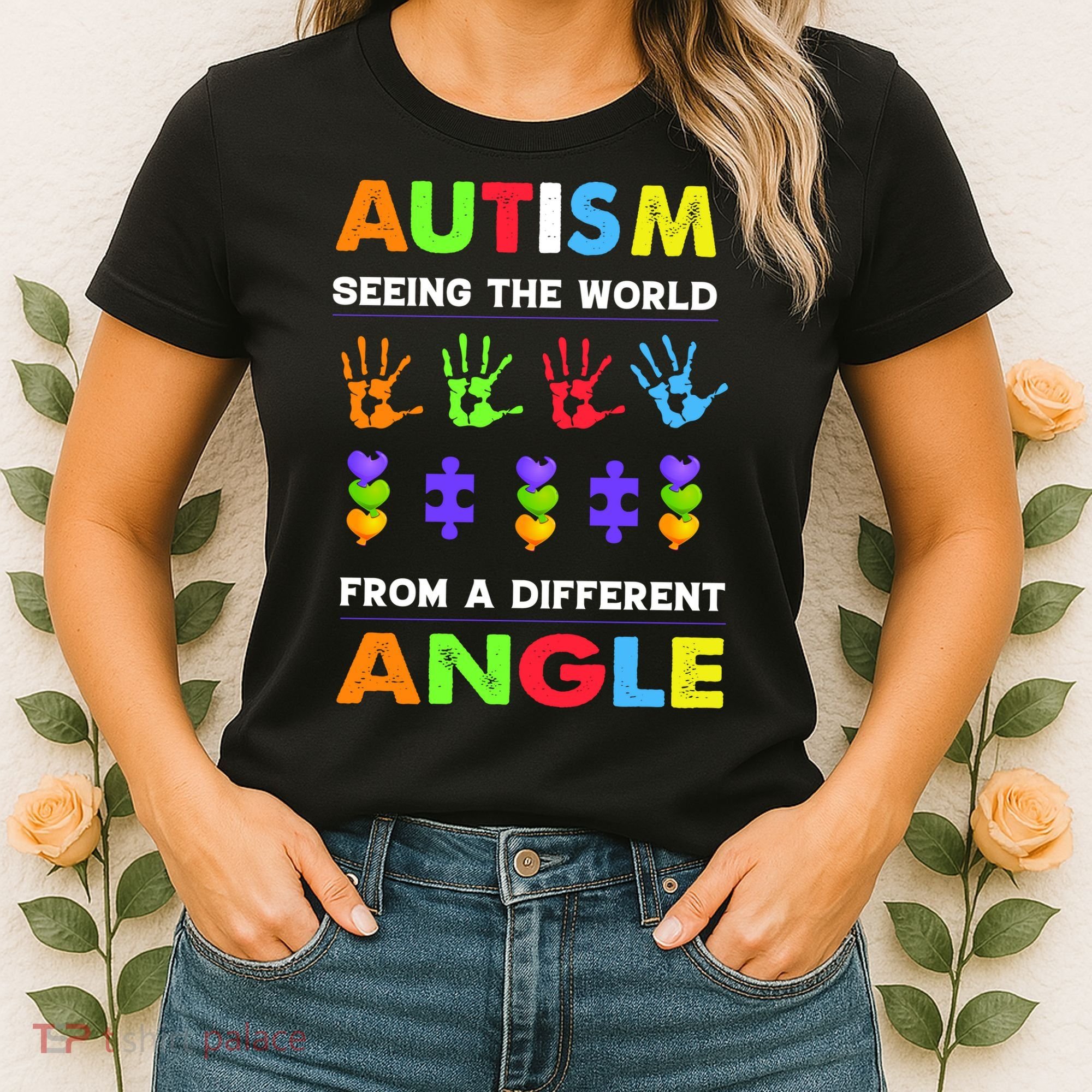 Autism Seeing The World From A Different Angle Women's T-Shirt