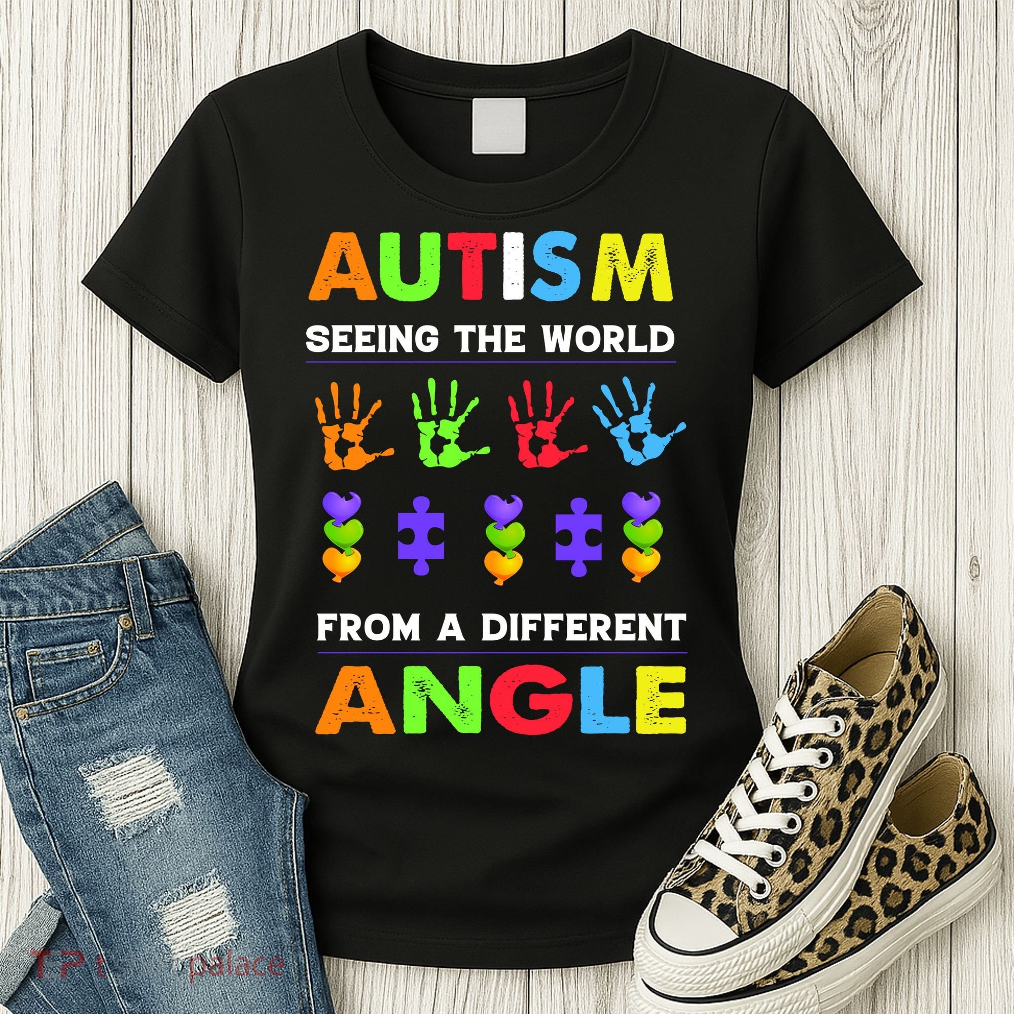 Autism Seeing The World From A Different Angle Women's T-Shirt