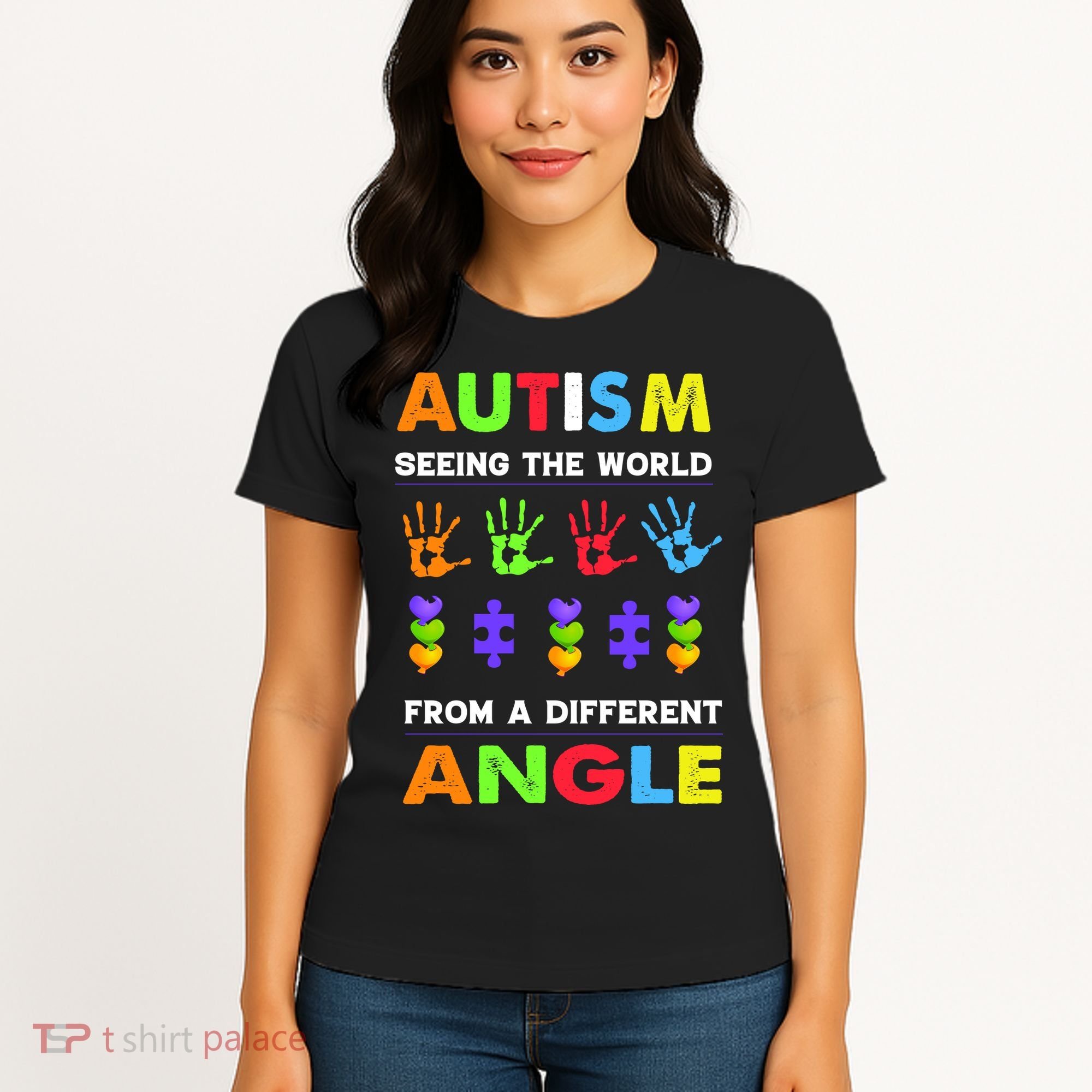 Autism Seeing The World From A Different Angle Women's T-Shirt