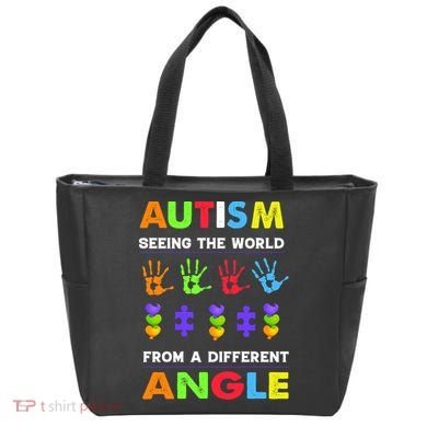 Autism Seeing The World From A Different Angle Tote Bag