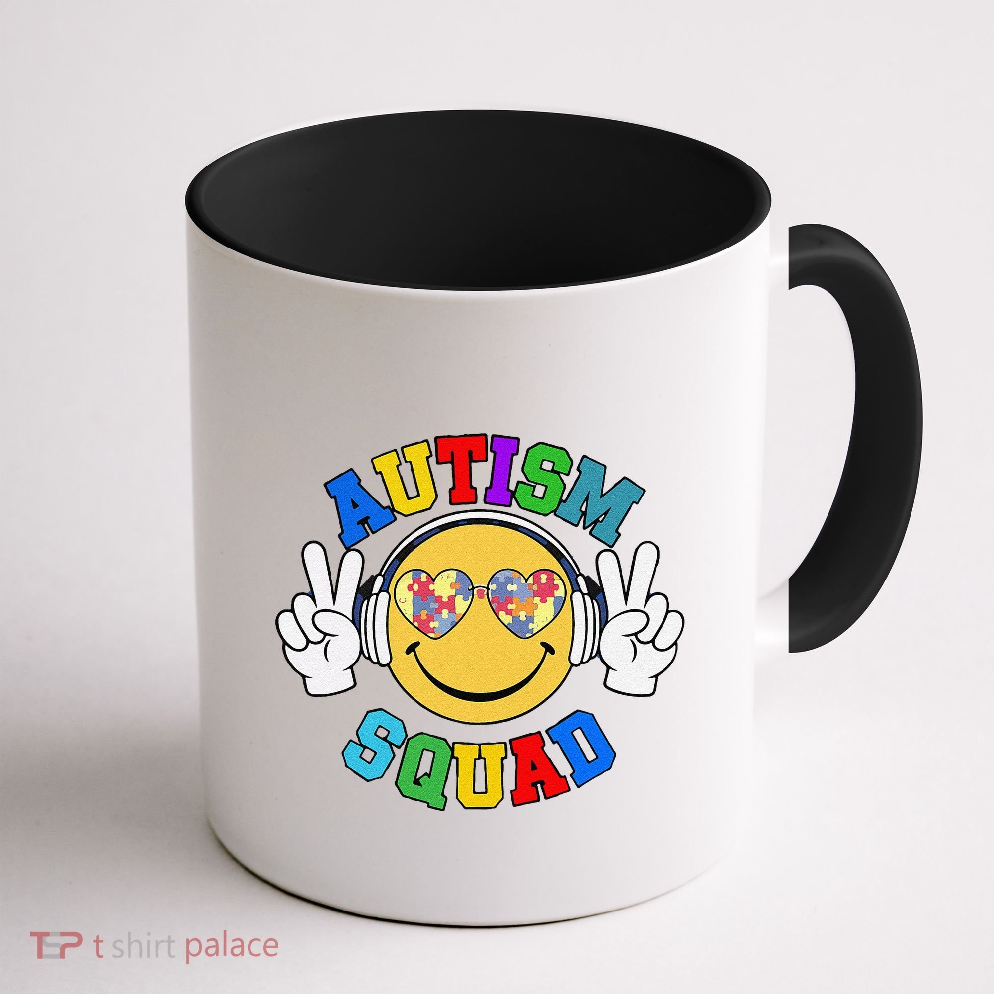 Autism Squad Team Support Inclusion And Awareness Coffee Mug