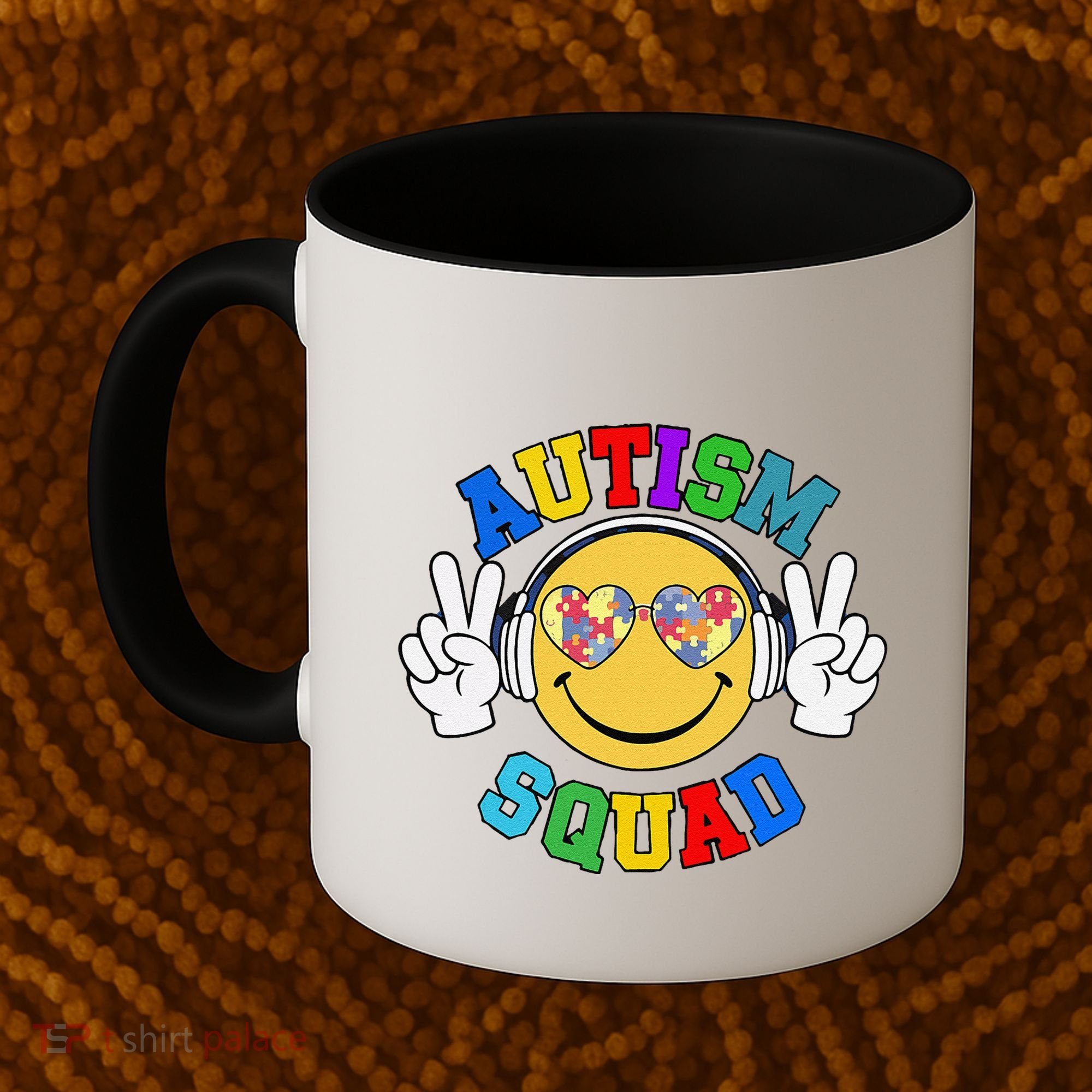 Autism Squad Team Support Inclusion And Awareness Coffee Mug