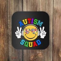 Autism Squad Team Support Inclusion And Awareness Coaster thumb 0