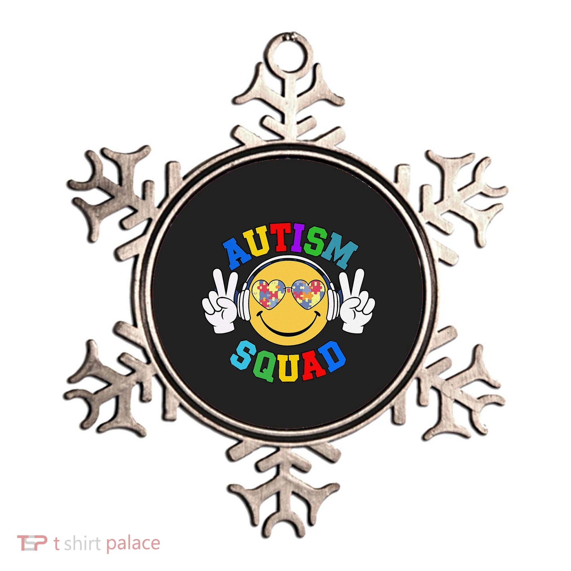 Autism Squad Team Support Inclusion And Awareness Ornament