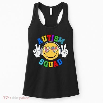 Autism Squad Team Support Inclusion And Awareness Women's Tank Top