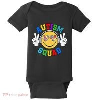 Autism Squad Team Support Inclusion And Awareness Baby Bodysuit thumb 0