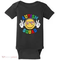Autism Squad Team Support Inclusion And Awareness Baby Bodysuit thumb 0