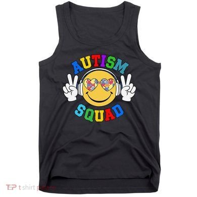 Autism Squad Team Support Inclusion And Awareness Tank Top