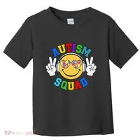 Autism Squad Team Support Inclusion And Awareness Toddler T-Shirt thumb 0