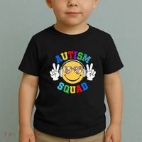 Autism Squad Team Support Inclusion And Awareness Toddler T-Shirt thumb 2