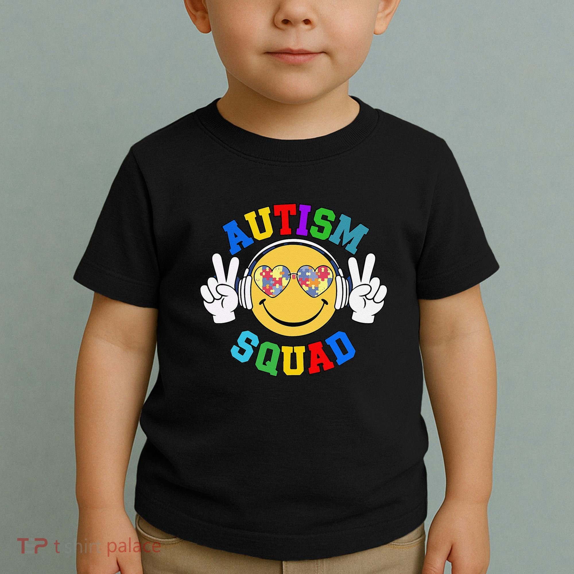 Autism Squad Team Support Inclusion And Awareness Toddler T-Shirt