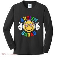 Autism Squad Team Support Inclusion And Awareness Kids Long Sleeve Shirt thumb 0