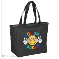 Autism Squad Team Support Inclusion And Awareness Tote Bag thumb 2
