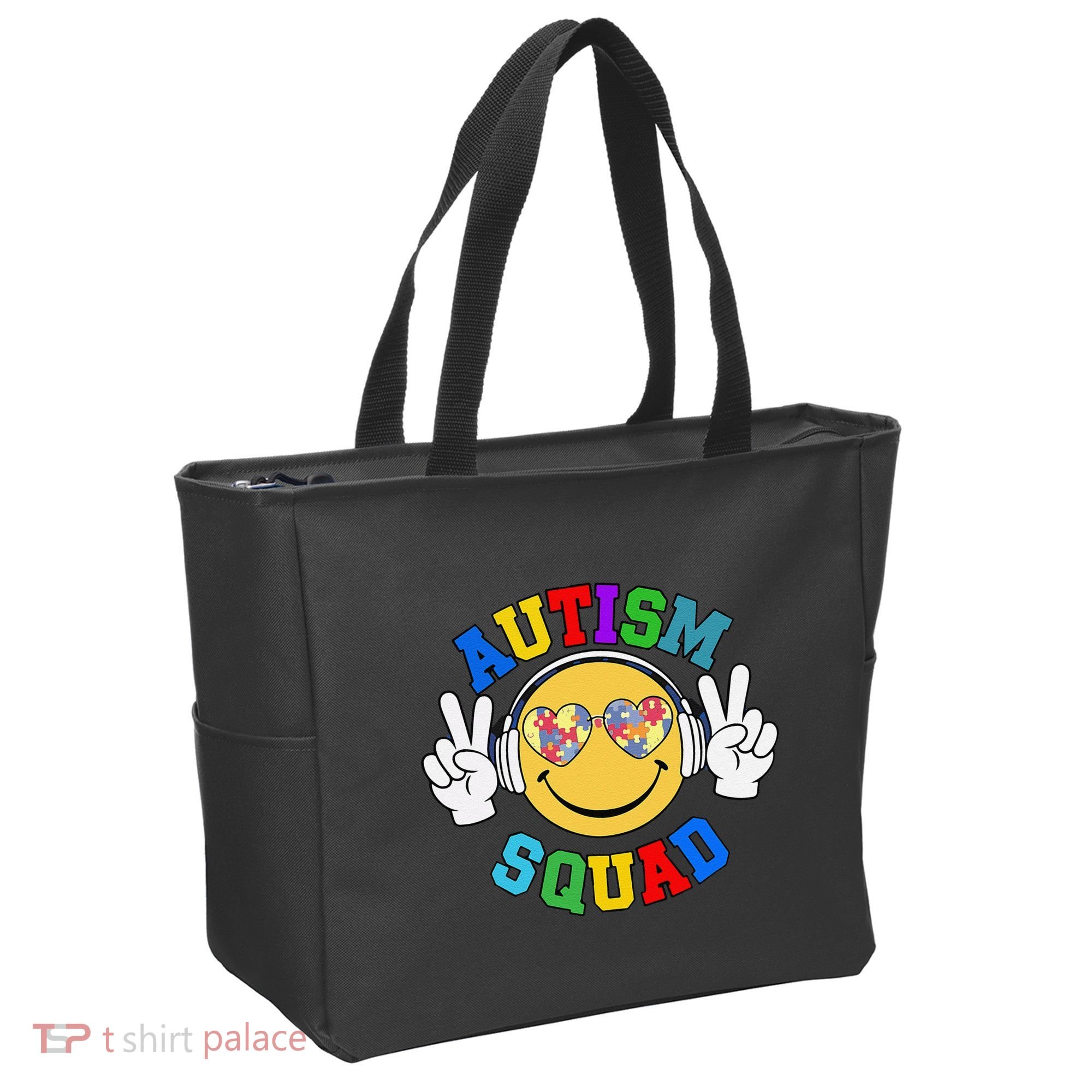 Autism Squad Team Support Inclusion And Awareness Tote Bag