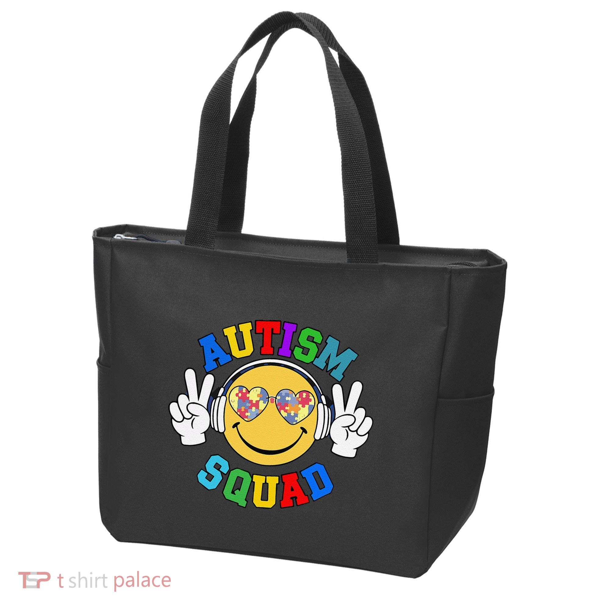 Autism Squad Team Support Inclusion And Awareness Tote Bag