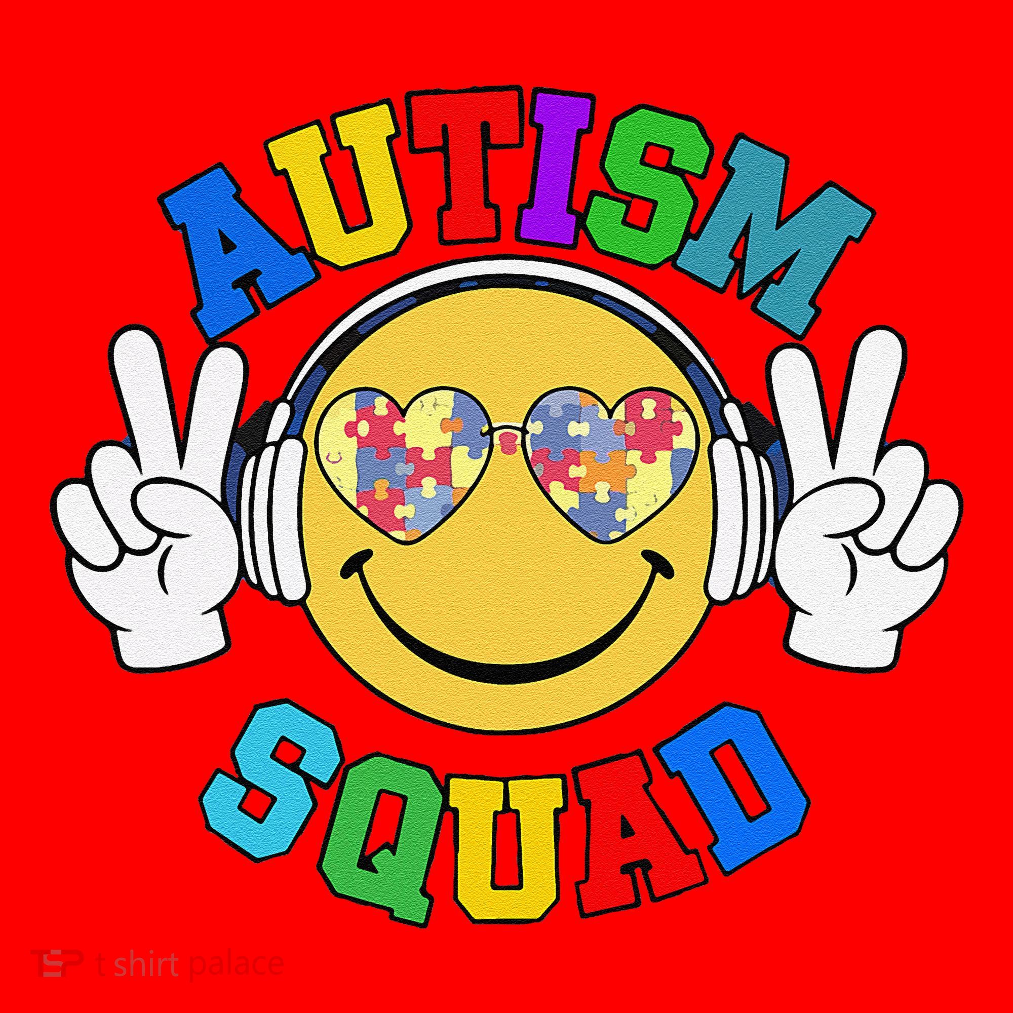Autism Squad Team Support Inclusion And Awareness Santa Hat