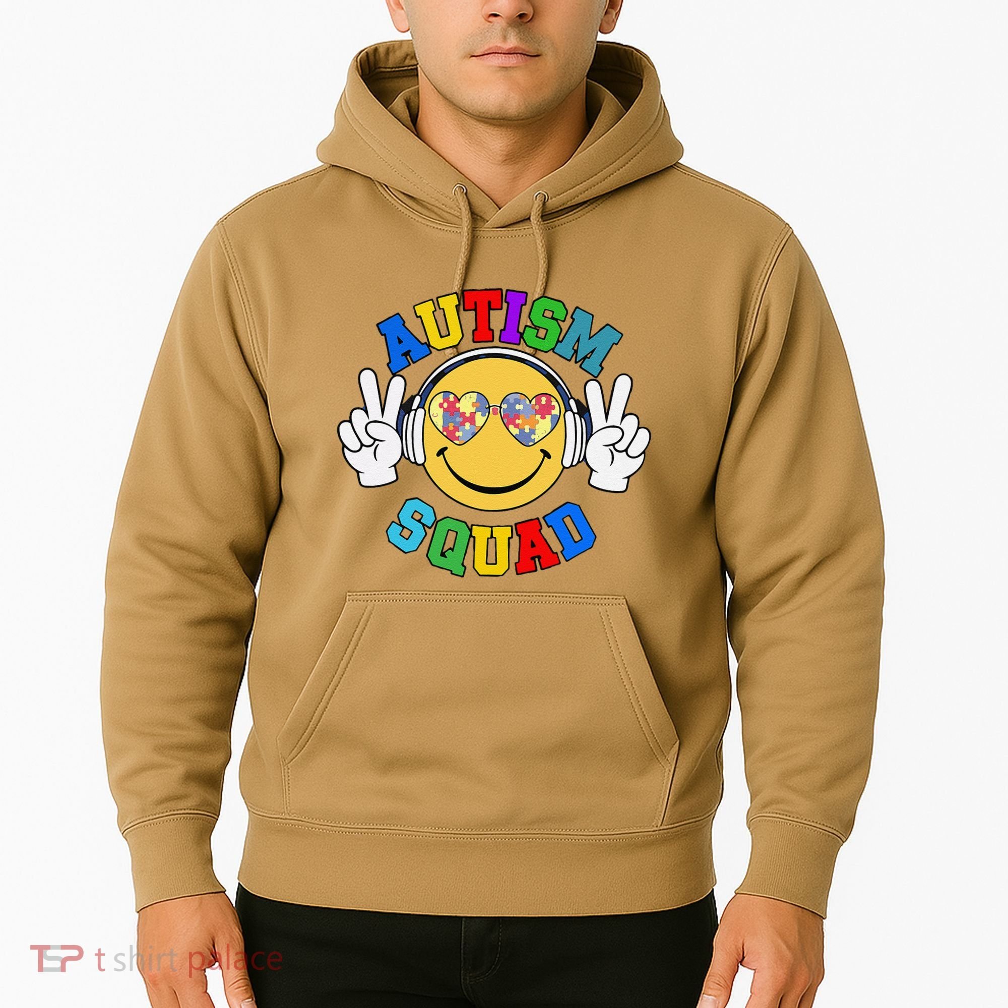 Autism Squad Team Support Inclusion And Awareness Hoodie