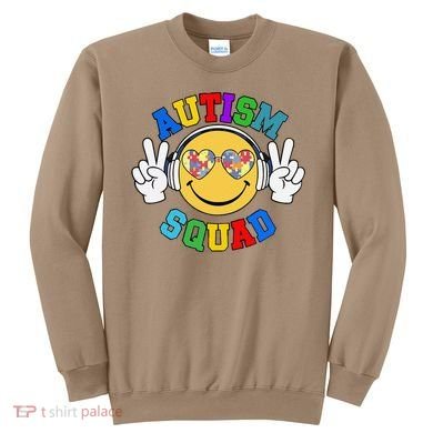 Autism Squad Team Support Inclusion And Awareness Sweatshirt
