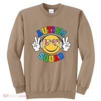 Autism Squad Team Support Inclusion And Awareness Sweatshirt thumb 0