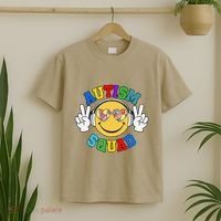 Autism Squad Team Support Inclusion And Awareness T-Shirt thumb 2