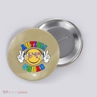 Autism Squad Team Support Inclusion And Awareness Button thumb 0