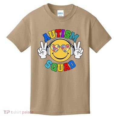 Autism Squad Team Support Inclusion And Awareness Kids T-Shirt
