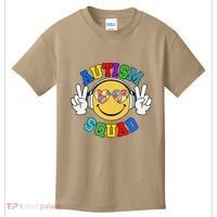 Autism Squad Team Support Inclusion And Awareness Kids T-Shirt thumb 0