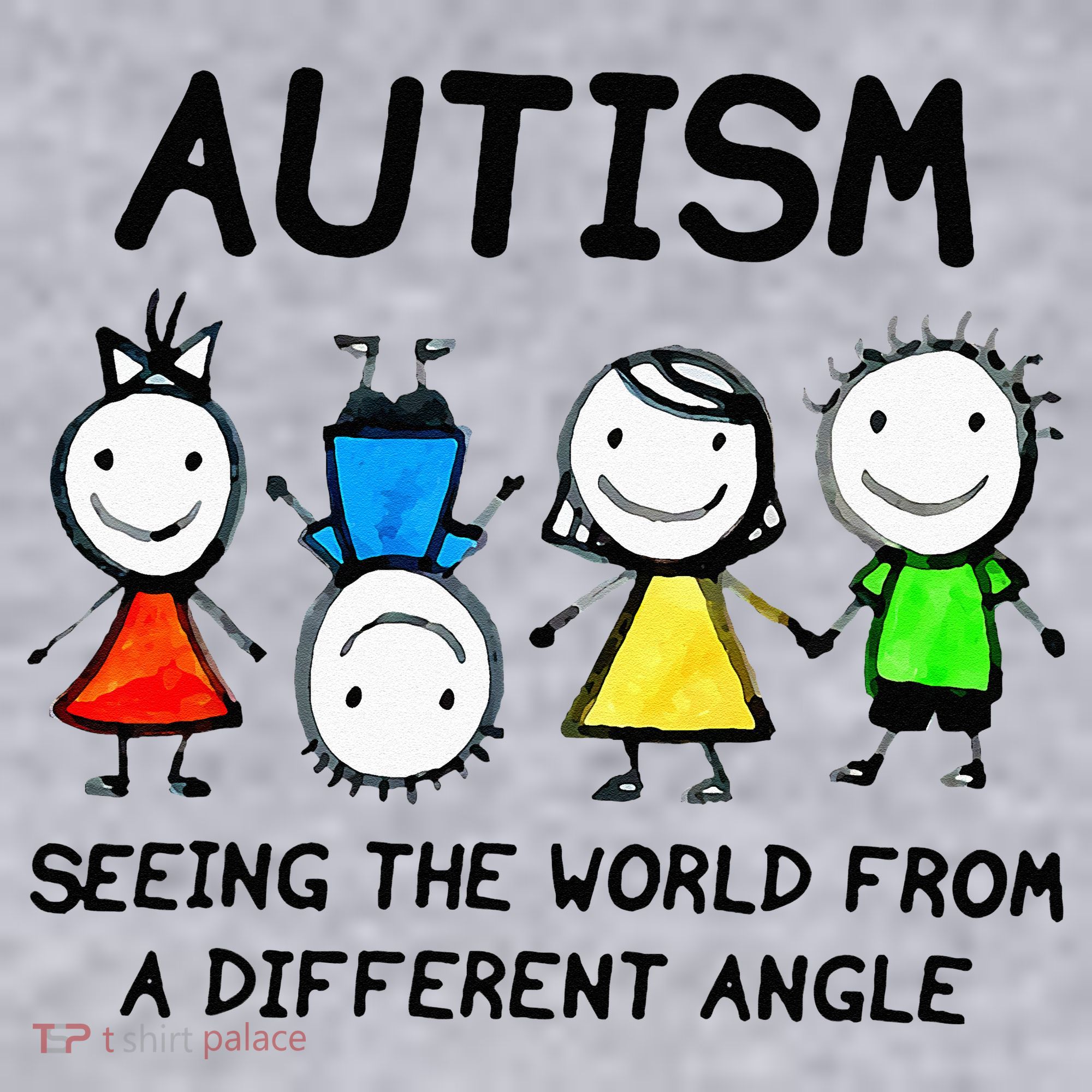 Autism Seeing The World From A Different Angle Autism Gifts Women's Sweatshirt