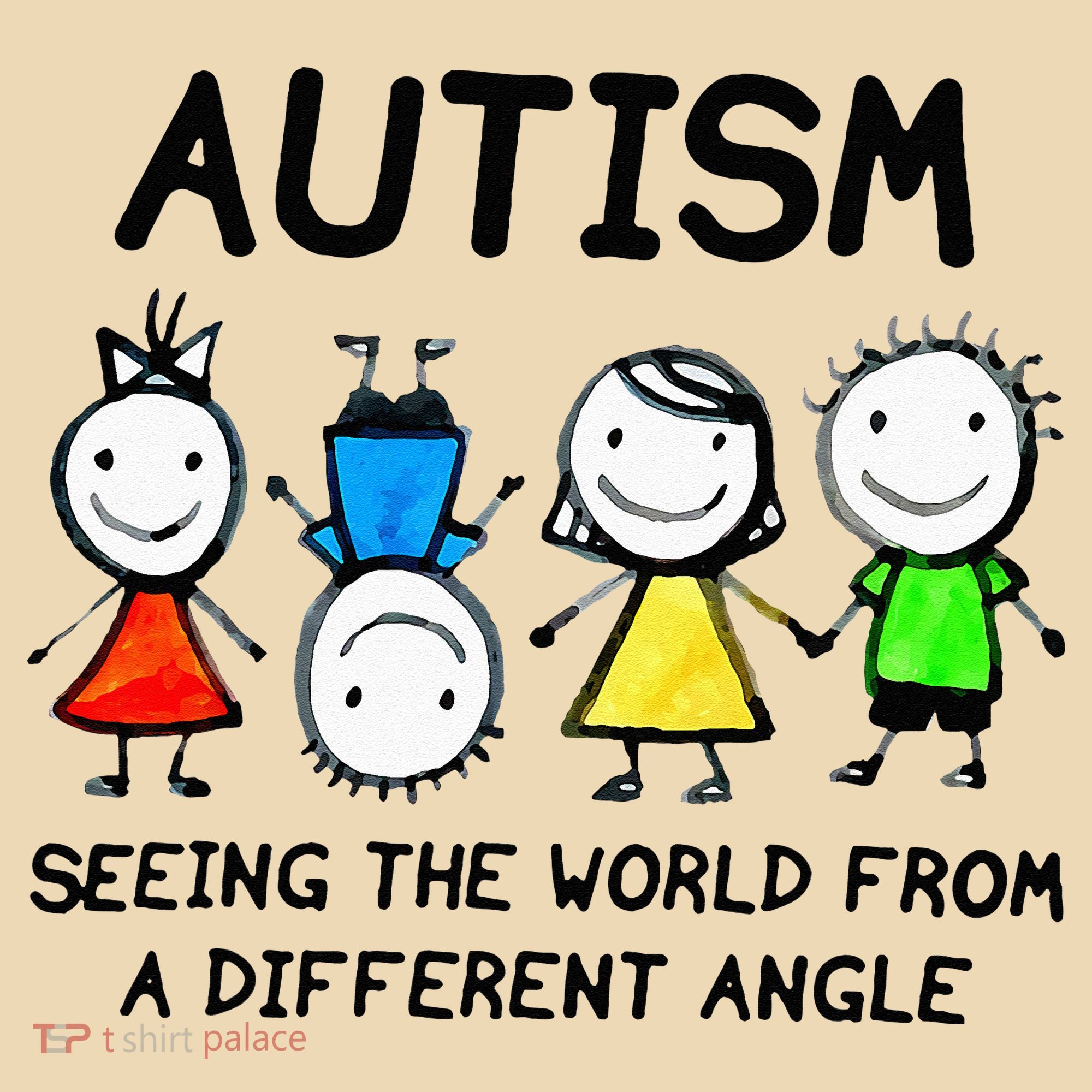 Autism Seeing The World From A Different Angle Autism Gifts Tote Bag