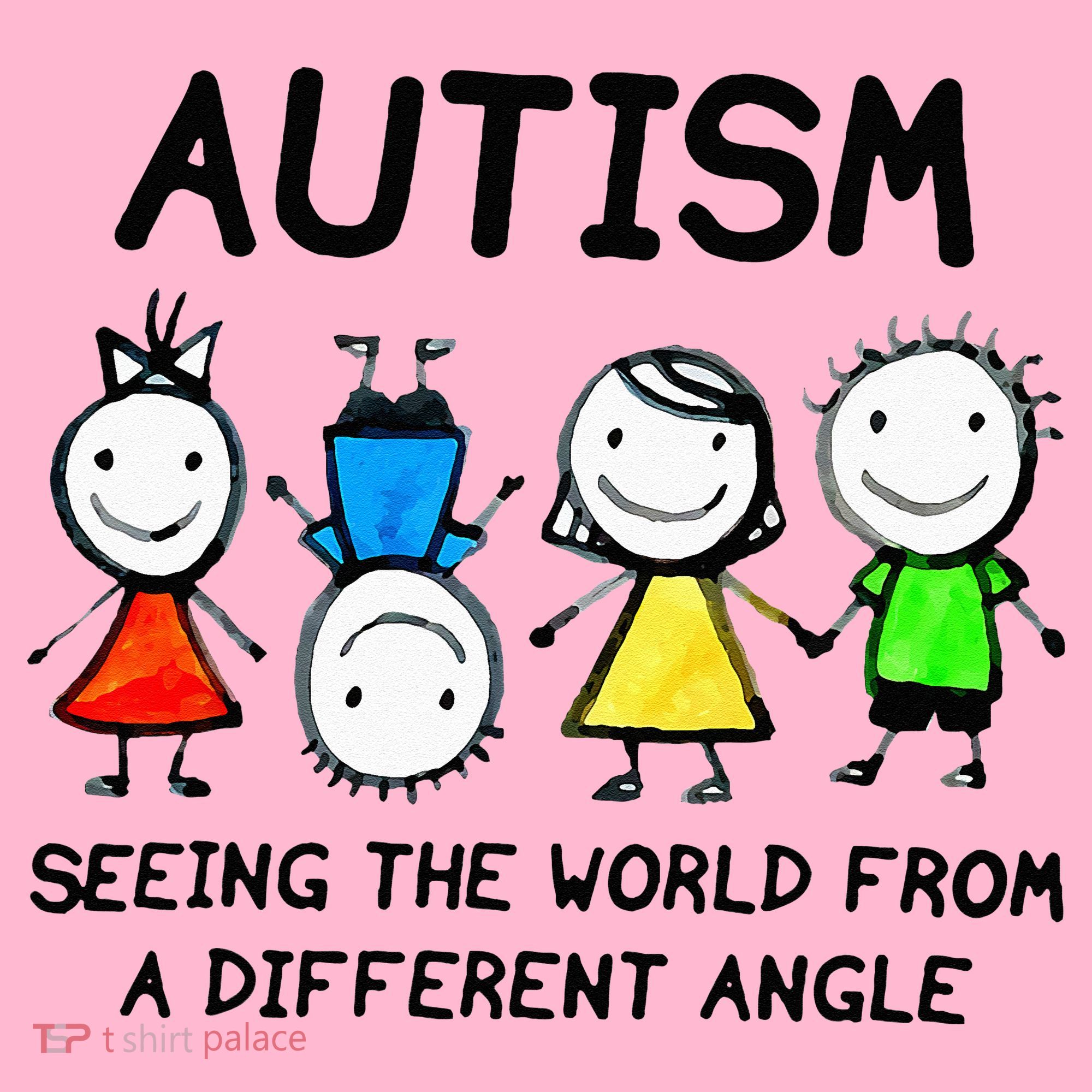 Autism Seeing The World From A Different Angle Autism Gifts Coaster