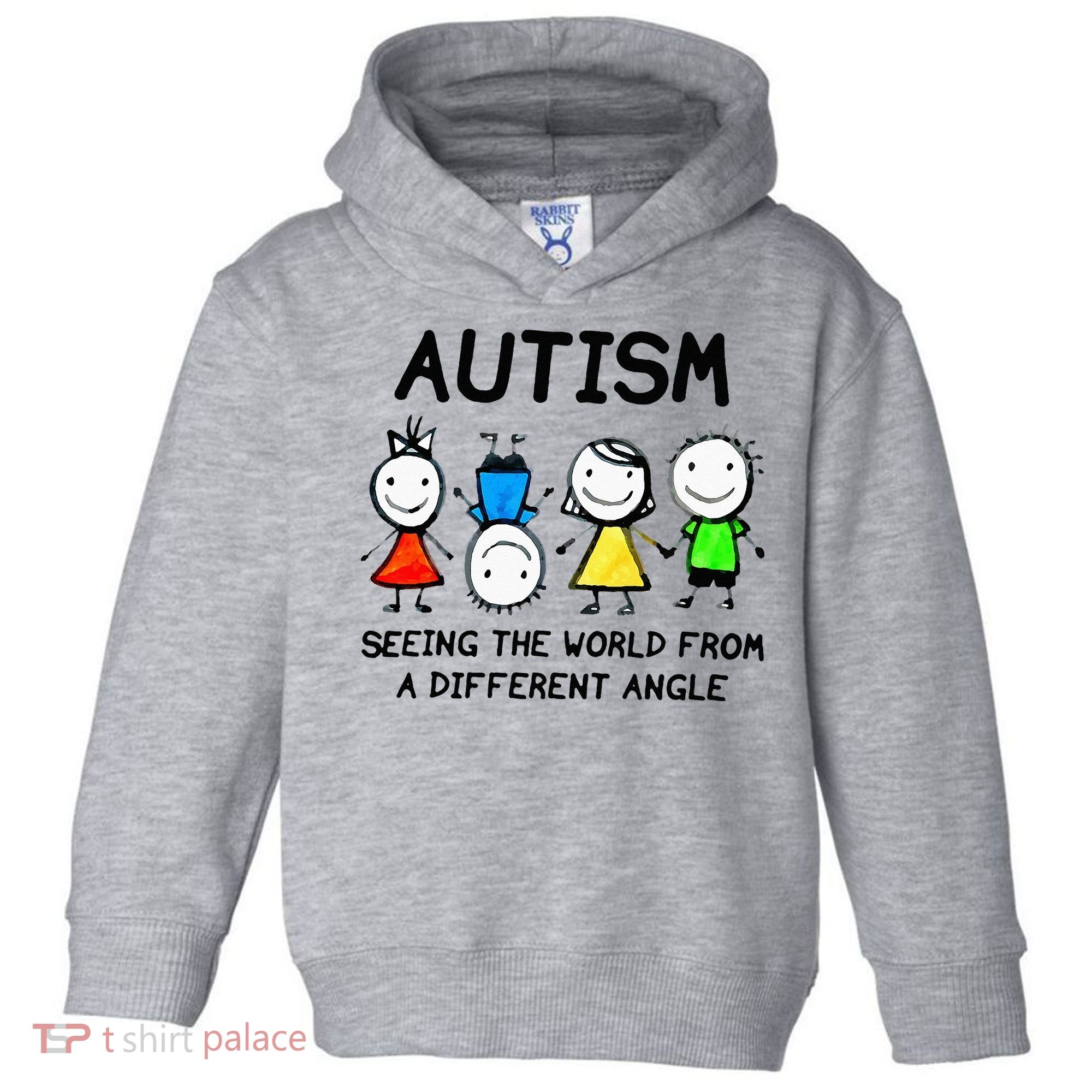 Autism Seeing The World From A Different Angle Autism Gifts Toddler Hoodie
