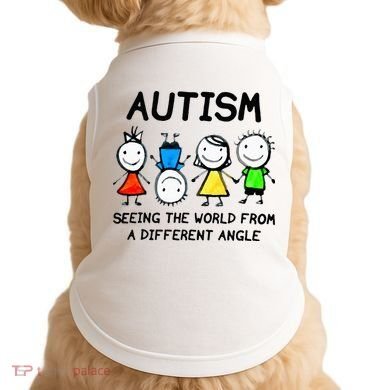 Autism Seeing The World From A Different Angle Autism Gifts Doggie Tank