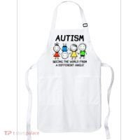 Autism Seeing The World From A Different Angle Autism Gifts Apron thumb 0