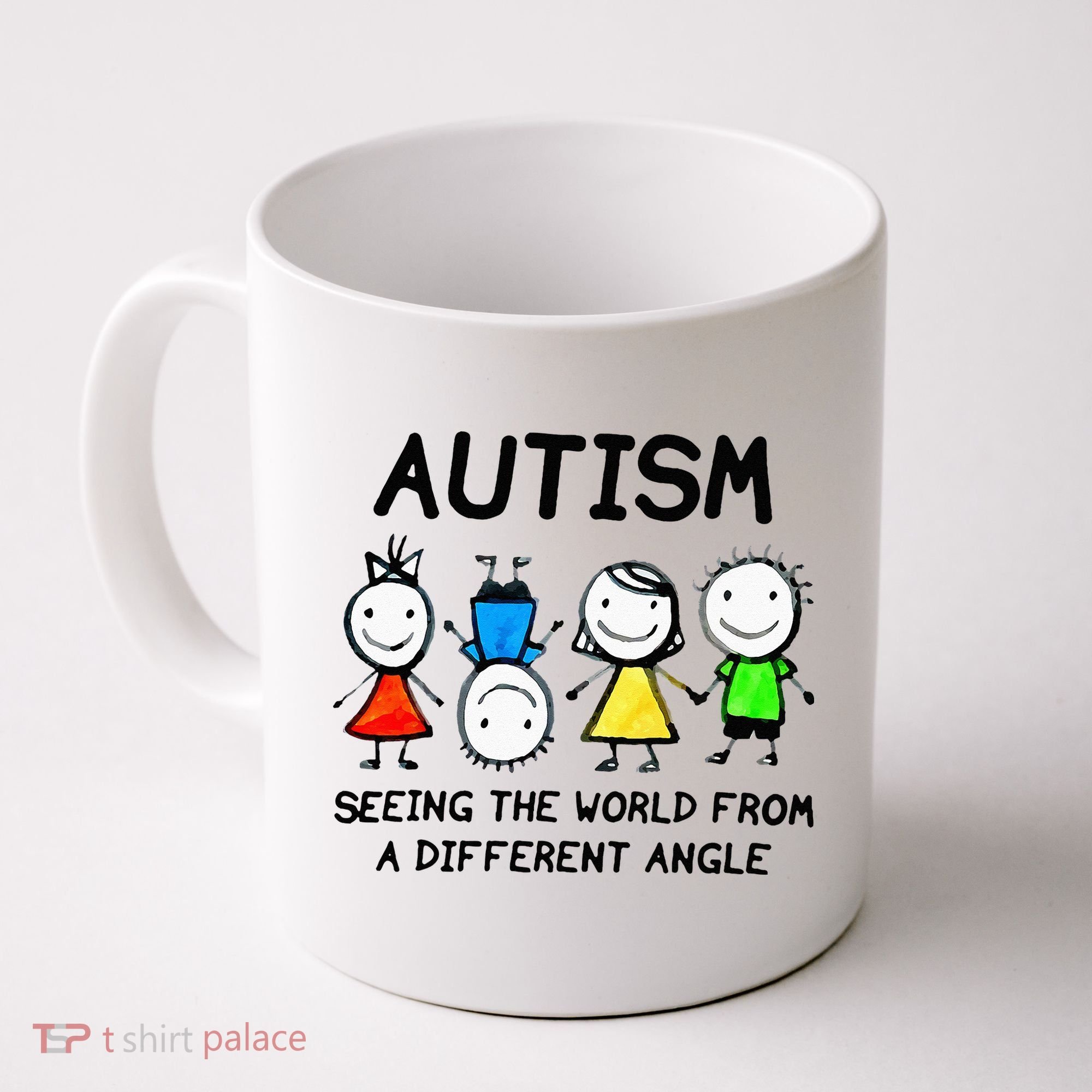 Autism Seeing The World From A Different Angle Autism Gifts Coffee Mug