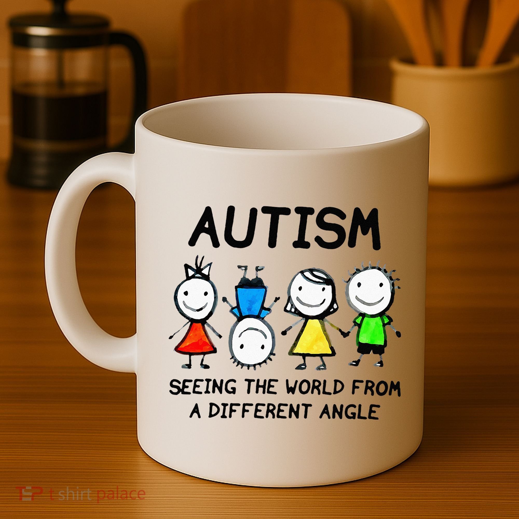 Autism Seeing The World From A Different Angle Autism Gifts Coffee Mug