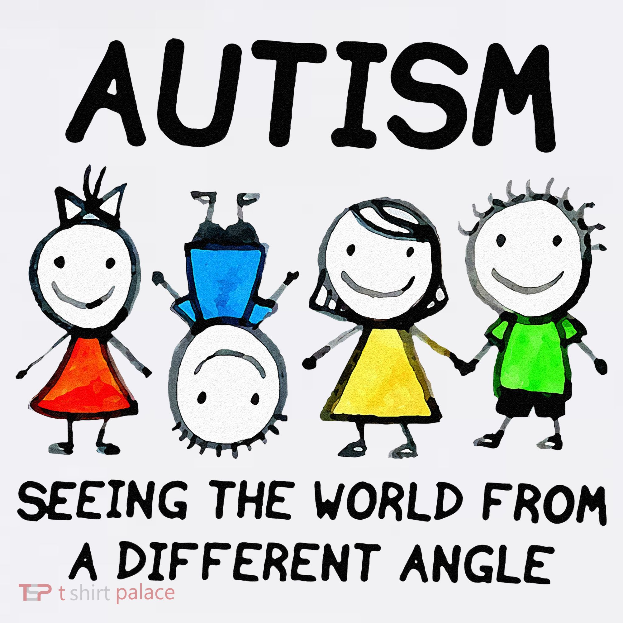 Autism Seeing The World From A Different Angle Autism Gifts Women's Tank Top