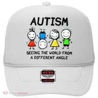 Autism Seeing The World From A Different Angle Autism Gifts Hat thumb 0