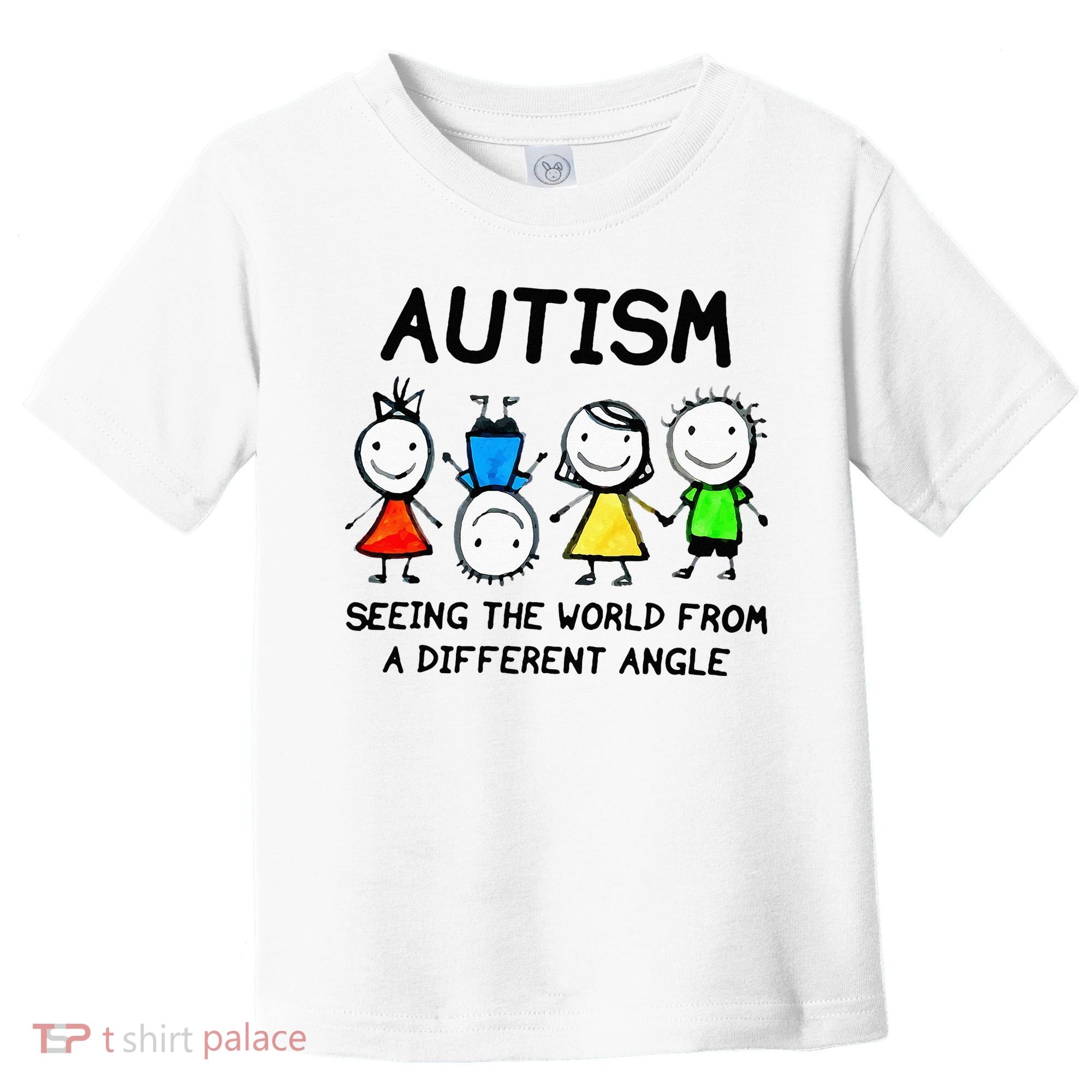 Autism Seeing The World From A Different Angle Autism Gifts Toddler T-Shirt