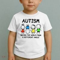 Autism Seeing The World From A Different Angle Autism Gifts Toddler T-Shirt thumb 2