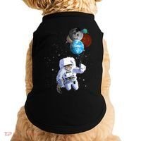 Astro Cat With Planet Balloons Doggie Tank thumb 0