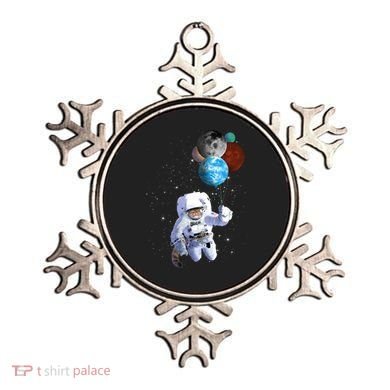 Astro Cat With Planet Balloons Ornament