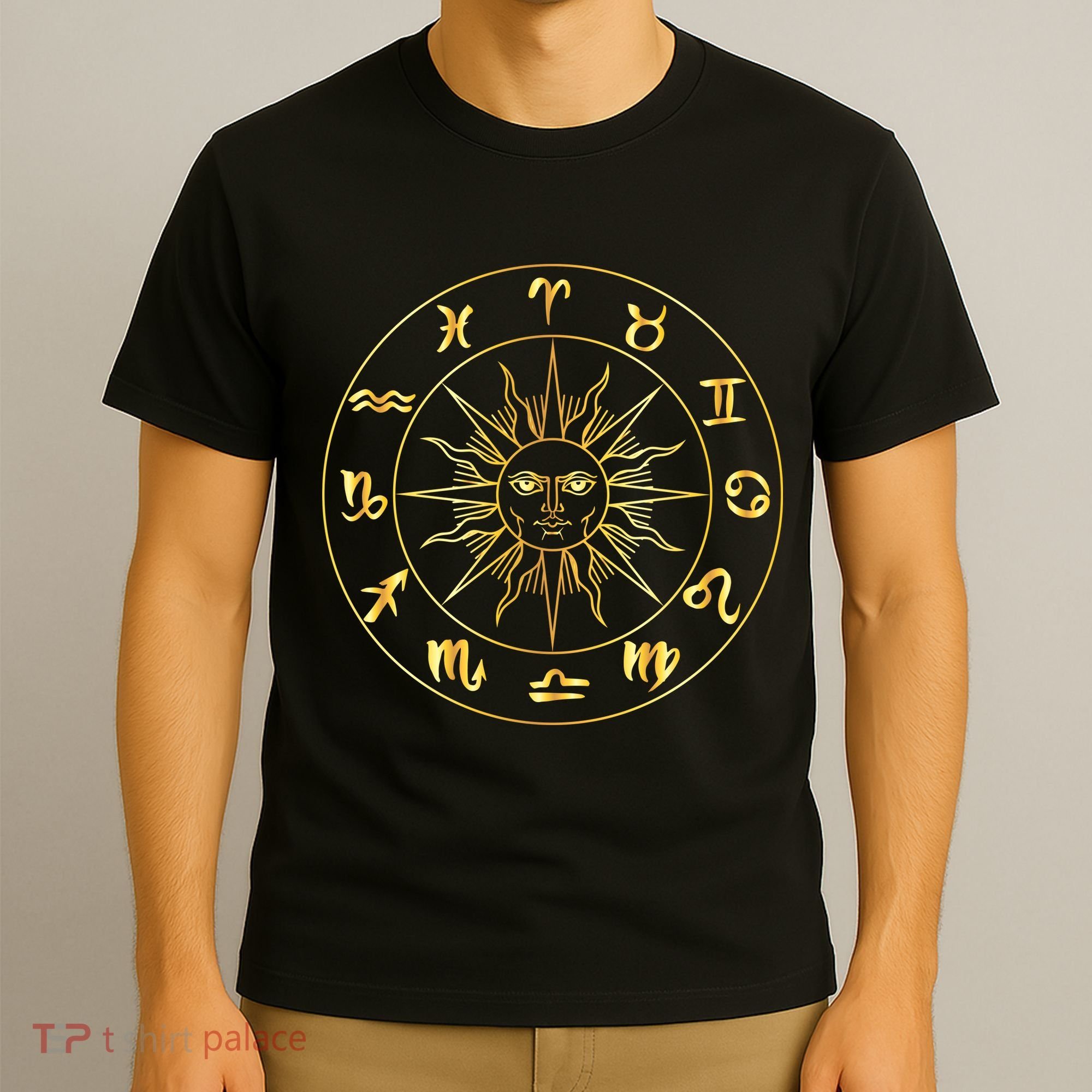 Astrology - Collection of hand drawn zodiac signs T-Shirt