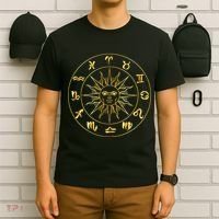 Astrology - Collection of hand drawn zodiac signs T-Shirt thumb 6