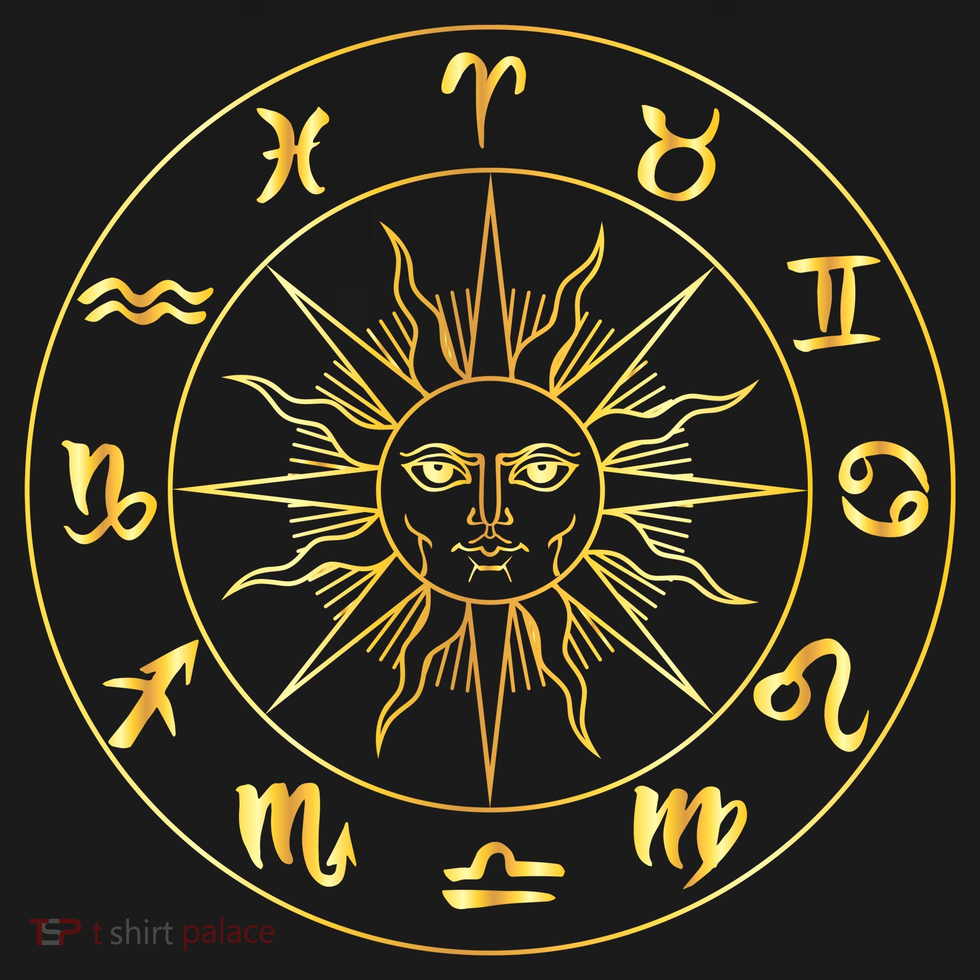 Astrology - Collection of hand drawn zodiac signs Women's T-Shirt